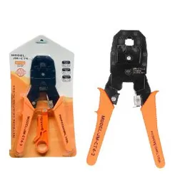 Wire Cutter Crimper Set Cable Crimping Tool for 4P/6P/8P JMâCT4â3 with Electrophoresis Surface