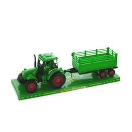 Diecast Farm Truck Tractor Friction Car Model Kids Educational Toy Gift
