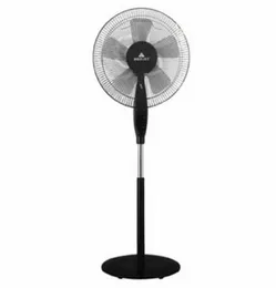 Bright Pedestal Fan 16 Inch BR-16-29 5 Plastic Blade 55W 3 Speed Oscillation Overheat Protection Height Adjustable Bedroom Living Room
