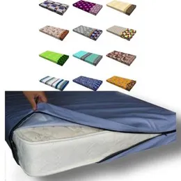 6.5Ã6.5 (9 inch) Big Size Cotton Zippered Matress Cover 78*78*9