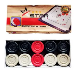 Carrom Board Coins Full Set with - 20 Pcs Smooth & Fast Carrom Coins Set