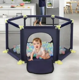 Playpen Baby Fence Toddler Playground, Room Divider Child Kids Barrier with Door, Safety Gate, Nursery Furniture Playard, Portable Indoor Outdoor Park