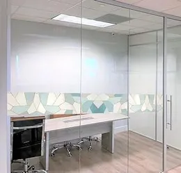 Decal O Decal Blue Pattern -Windows/Mirror/Partition/Door/Interior/Multi Purpose Self Adhesive Window Sticker (FROM INDIA FAAZ)