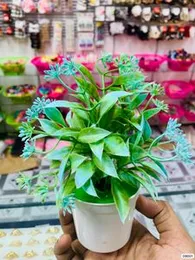Artificial Potted Plants Cute Pots ,Table Decor
