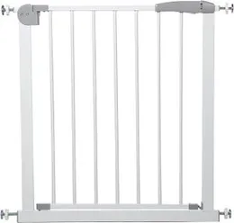 Door Safety Gate Stair Safety Gate for Children Stair Gate No Drilling with Pedal Automatic Close/Hold Open, Door Gate for Stairs and Doors |.