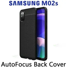 Samsung m02s Luxury Leather texture Auto Focus Back cover for Samsung M02s