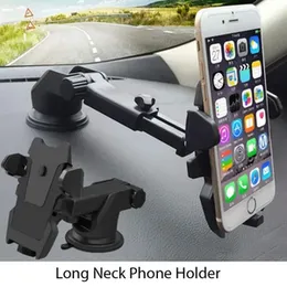 Universal Car Holder 360 Rotation Mount Stand Long Neck Phone Holder