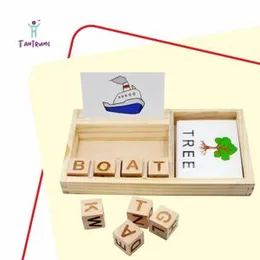 Tantrums Wooden Spelling Toy Game With Flash Cards| Fun Learning Educational Toy| A Spelling Game Word Building Toy (Regular), Baby