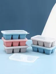 3 PCS Set Silicone Ice Cube Ice Box | Frozen Mold Refrigerator Homemade Frozen Ice Box with Lid | Silicone Hot Ice Cube Maker