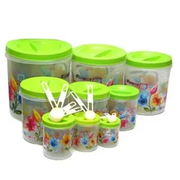 CONTAINERS SET 9PCS (FLORA)