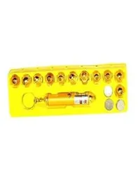 ONCEMORE 12 in 1 Metal Laser Light Keychain