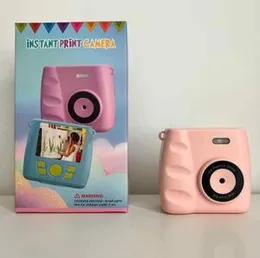 Mini Digital Video Camera for Kids 1080P HD Screen Paper Toys Printing Heat Paper for Children