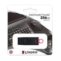 Kingston DataTraveler Exodia USB 3.2 Flash Drive Pen Drive (256GB)