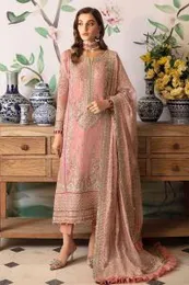 Elegant Blush Pink Embroidered Pakistani Suit