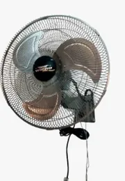 Wipro Wall Fan 18" WWF18A - 3 Blade 60W Oscillating Wall Mount Cooling Fan Quiet Operation