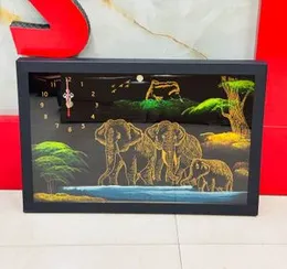 Calligraphy Canvas Art Print Elegant Wall Decor