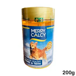 Greenvet Merry Calcy â 200g Calcium & Mineral Supplement for Dogs & Cats â Supports Strong Bones, Teeth & Growth
