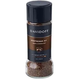 Davidoff Espresso 57 Coffee 100g â Dark & Chocolatey, Instant Coffee Jar, Premium Roast