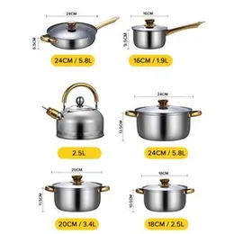 SteelMaster Proâ¢ 12-Piece Stainless Steel Cookware Set