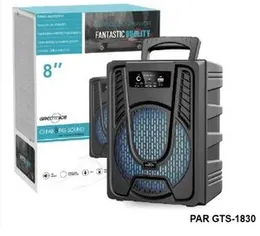 Wireless Karaoke Party Portable Speaker 8 Inch GTS-1830 | TWS | USB/TF MP3 Player | FM Radio