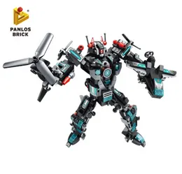 12 in 1 Super Pioneer_Robot Building Blocks Set - 577 Pieces - Panlos Brick Toys & Gift Set for Children