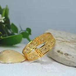 Guaranteed Gold Plated Expandable Free Size  Baby Bangle Family Love Gifts Jewelry For Baby.