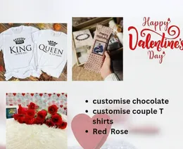 Customized Valentineâs Day Gift Combo for Couples