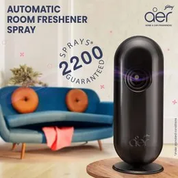 Godrej aer Matic Kit (Machine + 1 Refill) - Automatic Room Fresheners with Flexi Control Spray | Violet Valley Bloom | 2200 Sprays Guaranteed | Lasts