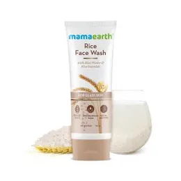 Mamaearth Rice Face Wash With Rice Water & Niacinamide for Glass Skin (100ml)