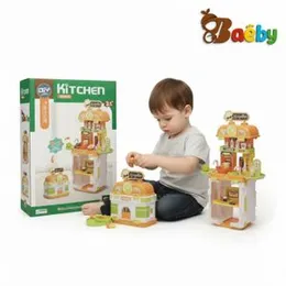Kitchen set 628-A76 | Kids Kitchen Playset 53 PCS â 2-in-1 Pretend Cooking Toy with Accessories for Kids 3+