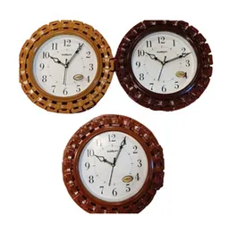 Saikon Wall Clock SK-10-05 Round Quartz Analog Large Numbers Plastic Battery Stylish