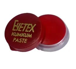 Maroon Eyetex Kumkjm Paste 2g from India makeup