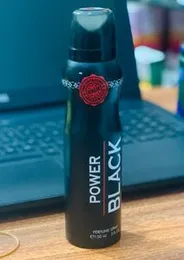 AromasQ Power Black Perfume Spray 150ml