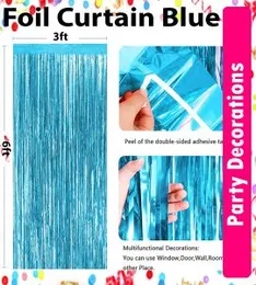 Birthday Foil Curtain Fringe Party Backdrops Balloon