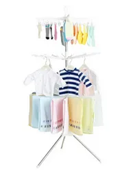 3 Tier Baby Cloth Rack  Foldable Clothes Drying & Storage Stand