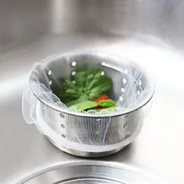 100Pcs Disposable Sink Filter Mesh Bags - Kitchen Drain Strainer Bags