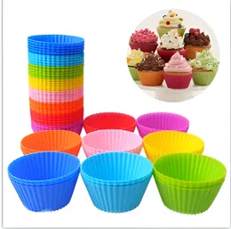 24-Piece Reusable Silicone Cupcake Molds