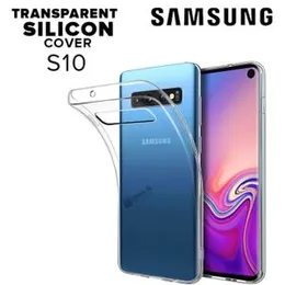 ThickBallon Clear Transparent Silicone Case back cover For Samsung S10