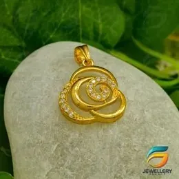 Gold Plated Triple Derana Pendant Guarantee Fashion and Stylish Design for Women.