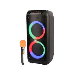 Brodu BTS 2173 Wireless Bluetooth Karaoke Speaker with RGB Lights & Wireless Mic