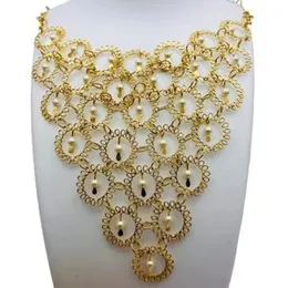 Gold Plated Beautiful Stylish Fashion Kandiyan Hip Belt / Hawadi / Kamarband with White Pearls for Women