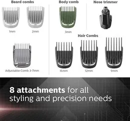 Philips Series 3000 MG3740 9 in 1 Multigroom Trimmer