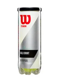 Wilson Titanium 4 Tennis Ball Can - 3 Balls