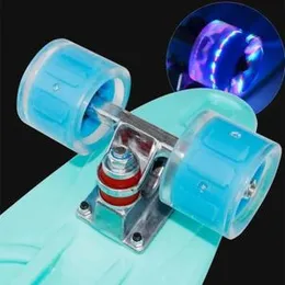 Single Rocker Skateboard Fishboard ABS Board PU Flash Wheel Banana Penny Skateboard 23in Cruiser Scooter Men Women Skating Deck |KU355LKGH.