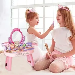 Childrenâs Toy Dressing Table â Makeup Salon Playset with Cosmetic Accessories