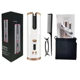 Cordless Automatic Hair Curler USB Rechargeable Portable Curling Iron