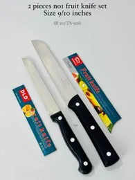2-piece stainless steel fruit knife set