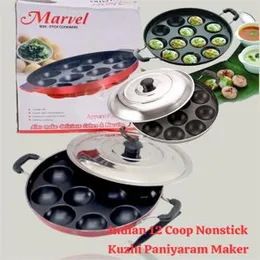 Indian 12 Coop Nonstick Kuzhi Paniyaram Maker