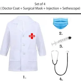 Rudra Fancy Dress Doctor Coat & Nurse dress for Kids | Doctor Lab Coat Costumes for boys & girls | Nurse Costumes for girls | Community Helper