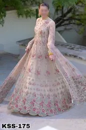 Elegant Pink Floral Embroidered Pakistani Shalwar